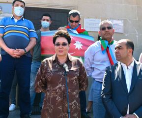 Rally support to Azerbaijani Army held in Ukraine