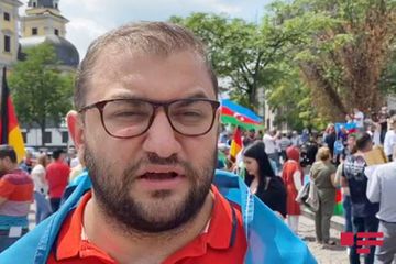 Protest action against Armenian military provocation held in Dusseldorf, Germany - PHOTO