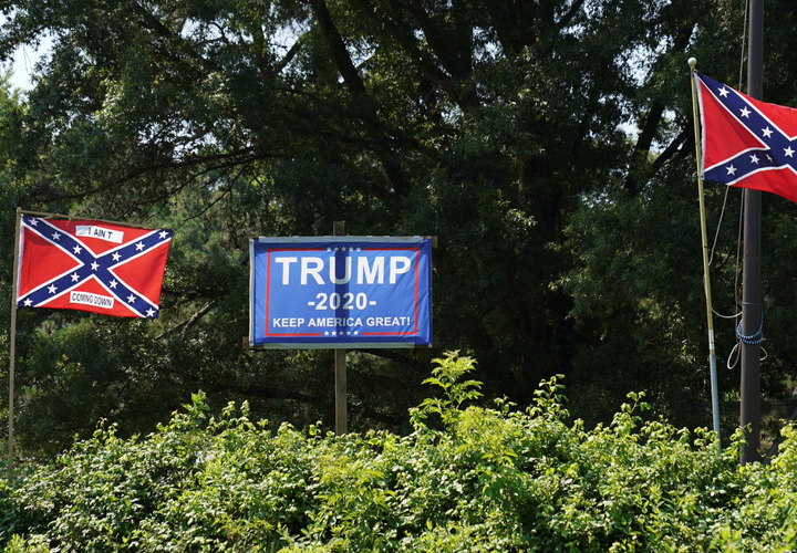Trump says Confederate flag proud symbol of U.S. South