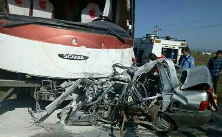 İranda yol qəzasında 6 nəfər ölüb