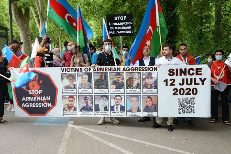 Protest rally held in Strasbourg against Armenia