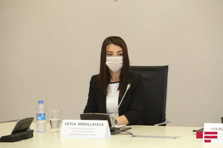 Leyla Abdullayeva: “Tovuz istiqamətində mülki obyektlərin hədəfə alınması serbiyalı diplomatın diqqətinə çatdırılıb”