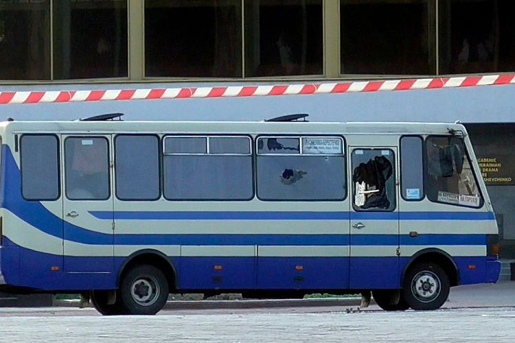 В Украине задержан захвативший автобус террорист 