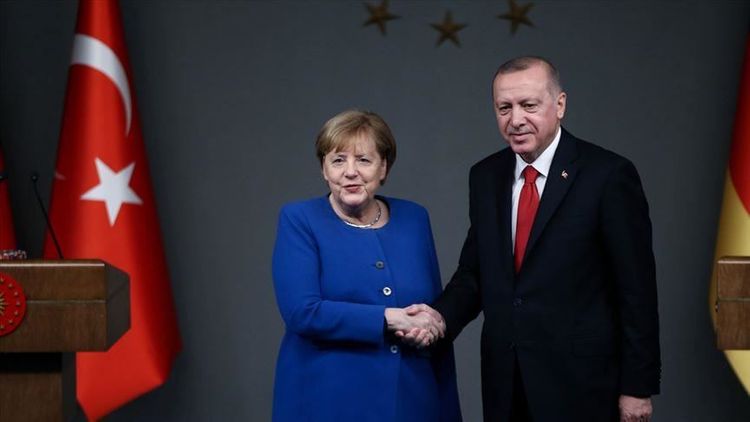 Turkish, German leaders discuss, Syria, Libya