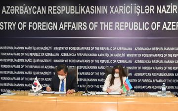 Koreyadan Azərbaycana gətirilmiş tibbi maskaların təhvil-təslim mərasimi keçirilib