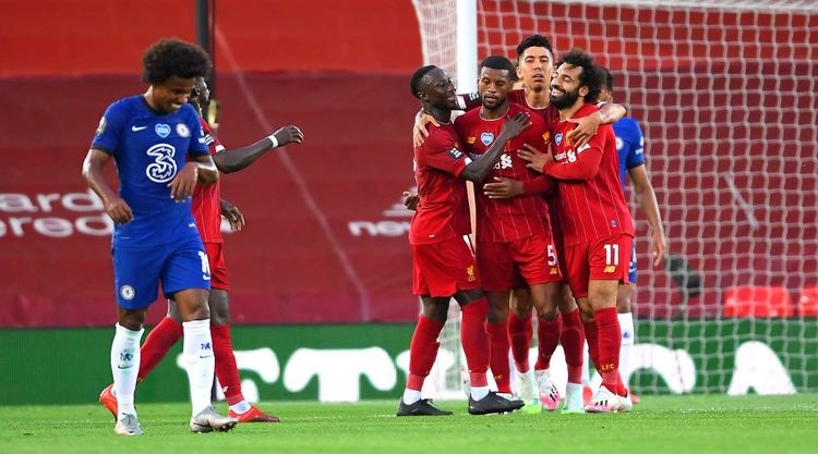 "Liverpul" 8 qolun vurulduğu oyunda "Çelsi"yə qalib gəlib