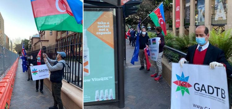 Protest campaign staged in Australia against Armenians’ provocations