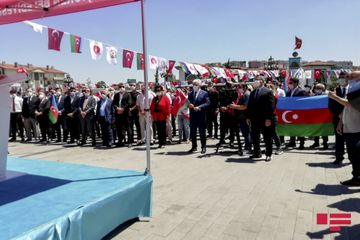 Türkiyədə Azərbaycana dəstək məqsədilə keçirilən aksiyalar davam edir - FOTO