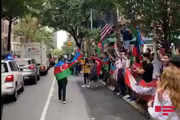 Rally to support Azerbaijani army held in New York - VIDEO