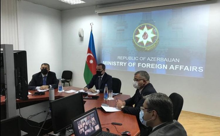 Azerbaijani FM hold virtual meeting with Azerbaijan