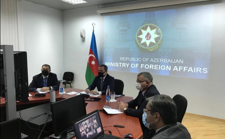 Министр Джейхун Байрамов встретился с руководителями дипломатических представительств и консульств Азербайджана за рубежом