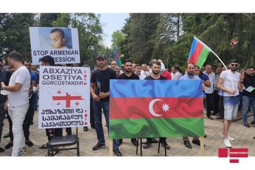 Marneulidə "İşğala son - Qarabağa azadlıq, sonra sülh" aksiyası keçirilir - FOTO