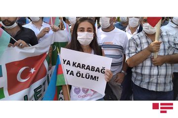 Türkiyənin Kayseri şəhərində Azərbaycana dəstək mitinqi keçirilib - FOTOSESSİYA
