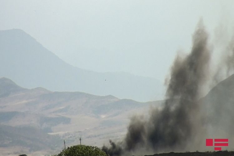 Armenian Armed Forces set fire in occupied territories of Azerbaijan