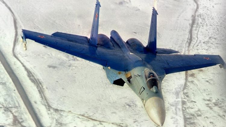 Russia sends Su-27 fighter jet to intercept U.S. spy plane over Black Sea