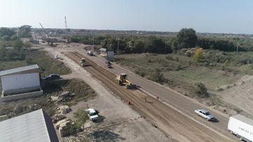 Ucar-Zərdab-Ağcabədi avtomobil yolunun tikintisi davam etdirilir