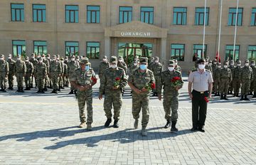 Azərbaycana təlimə gələn Türkiyə hərbçilərinin təntənəli qarşılanma mərasimi keçirilib - VİDEO