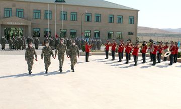 Azərbaycana təlimə gələn Türkiyə hərbçilərinin təntənəli qarşılanma mərasimi keçirilib - VİDEO