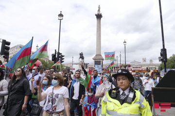 Azərbaycanlılar erməni təcavüzünə qarşı Londonda aksiya keçiriblər - YENİLƏNİB - FOTOSESSİYA - VİDEO