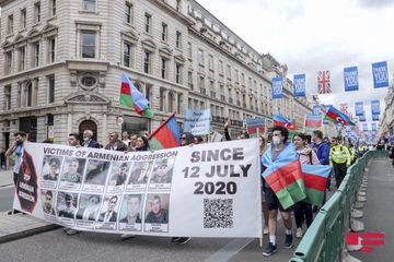 Azərbaycanlılar erməni təcavüzünə qarşı Londonda aksiya keçiriblər - YENİLƏNİB - FOTOSESSİYA - VİDEO