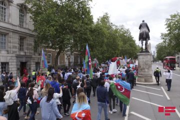Azərbaycanlılar erməni təcavüzünə qarşı Londonda aksiya keçiriblər - YENİLƏNİB - FOTOSESSİYA - VİDEO