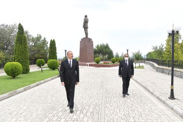 Prezident İlham Əliyevin Balakənə səfəri başlayıb