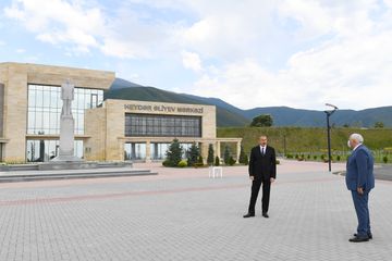 Prezident İlham Əliyev Şəkidə səfərdə olub - YENİLƏNİB