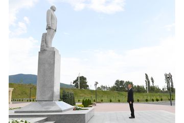 Prezident İlham Əliyev Şəkidə səfərdə olub - YENİLƏNİB