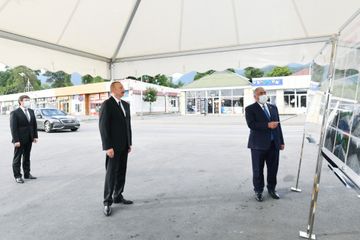 Prezident İlham Əliyev Əmirvan-Vəndam avtomobil yolunun açılışında iştirak edib - YENİLƏNİB
