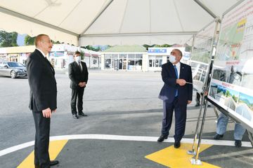 Prezident İlham Əliyev Əmirvan-Vəndam avtomobil yolunun açılışında iştirak edib - YENİLƏNİB