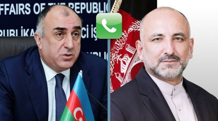 Azerbaijani, Afghan FMs hold phone talk