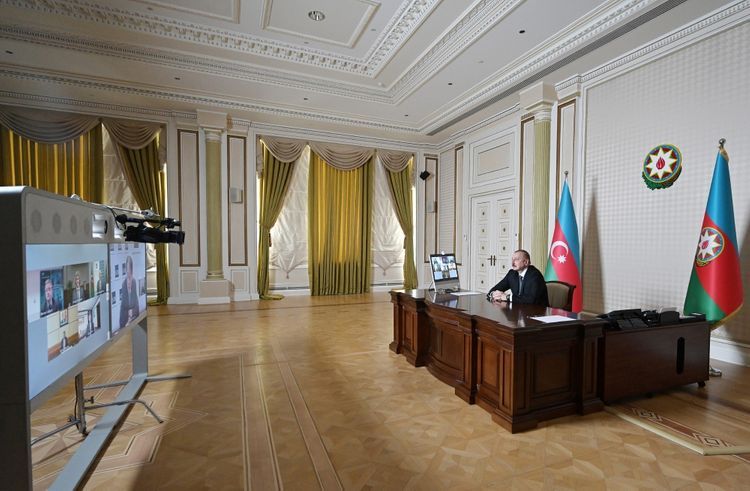 Состоялась видеоконференция между президентом Ильхамом Алиевым и руководителями Азиатского банка развития - ОБНОВЛЕНО