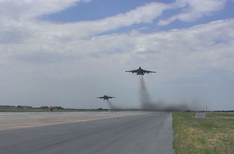 Azerbaijan Air Force aircraft conducted live-fire flight-tactical exercises - VIDEO