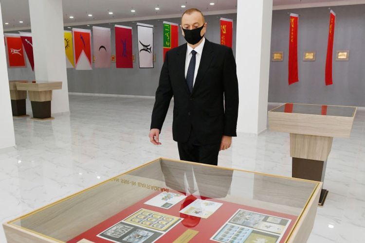 Президент Ильхам Алиев принял участие в церемонии открытия Музея государственной символики в Тертере  - ФОТО - ОБНОВЛЕНО