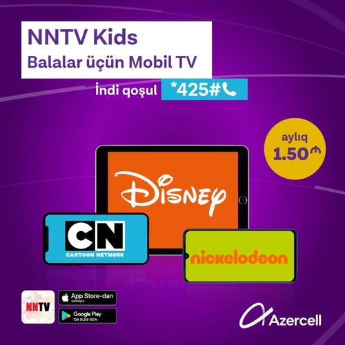 "Azercell" uşaqlar üçün "Mobil TV" xidmətini istifadəyə verib