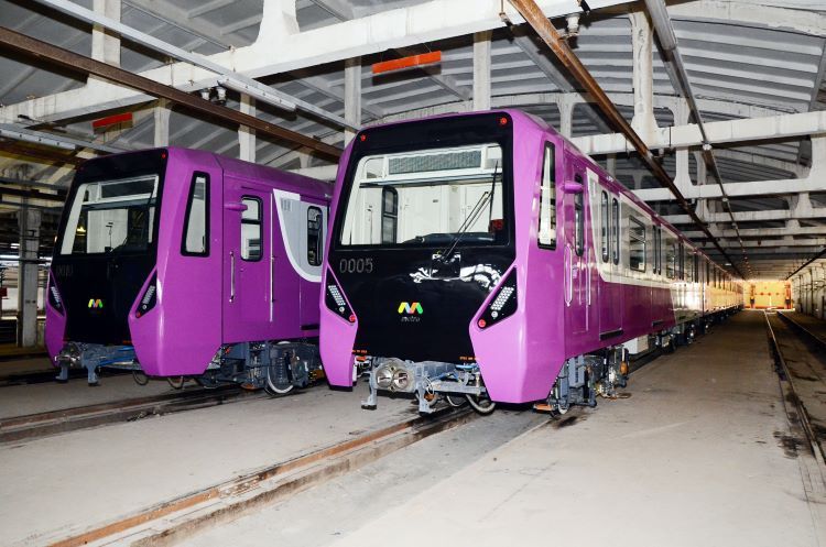 Bakıya 4 yeni metro qatarı gətirilib - FOTO