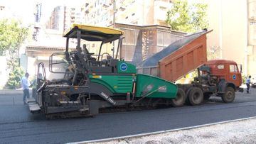 В Баку на улице Юсифа Сафарова создается новая дорожная развязка