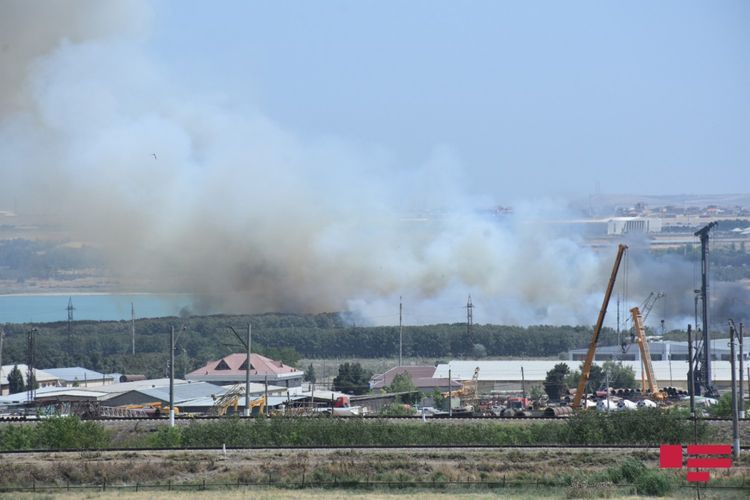 Fire near Jeyranbatan water reservoir extinguished - UPDATED-1