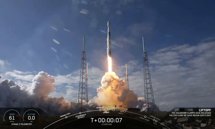 SpaceX successfully deploys 61 satellites into low Earth orbit