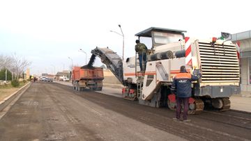 Hacıqabul-Muğan avtomobil yolu yenidən qurulur