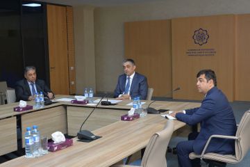 Nazir Ramin Quluzadə və AYİB-in nümayəndələri arasında virtual görüş keçirilib - FOTO