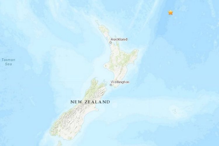 В Новой Зеландии произошло землетрясение силой 7,4 балла