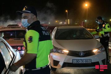Водители на выезде из Баку вновь пытались объехать посты по грунтовым дорогам, выписаны сотни штрафов - ФОТО - ВИДЕО