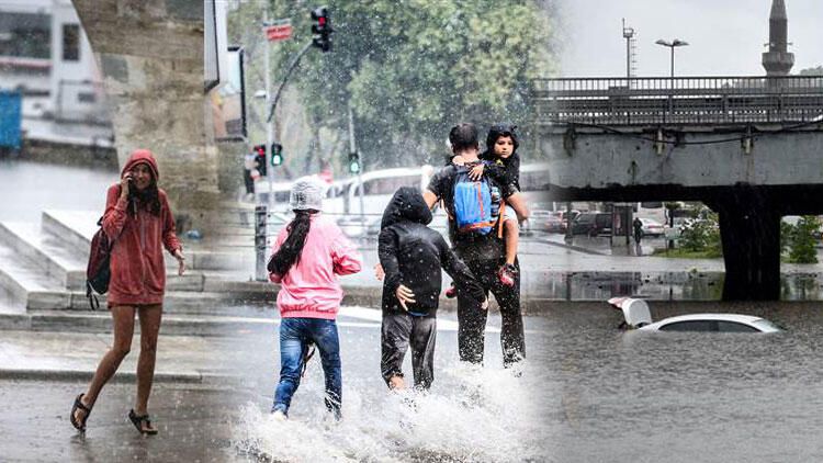 İstanbulda sel bir nəfərin ölümünə səbəb olub