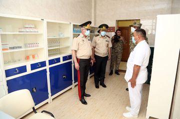 Mühəndis Qoşunlarının yeni inşa edilmiş mühəndis infrastrukturu istifadəyə verilib