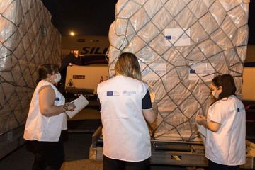 EU and WHO send 160 thousand face masks and 8 thousand protective suits to Azerbaijan