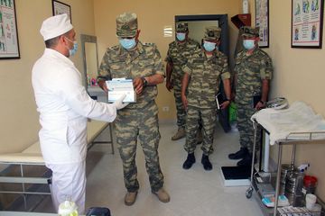 HHQ-nin cəbhəboyu zonada yerləşən növbəti hərbi hissəsinin açılış mərasimi olub