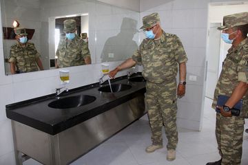 HHQ-nin cəbhəboyu zonada yerləşən növbəti hərbi hissəsinin açılış mərasimi olub