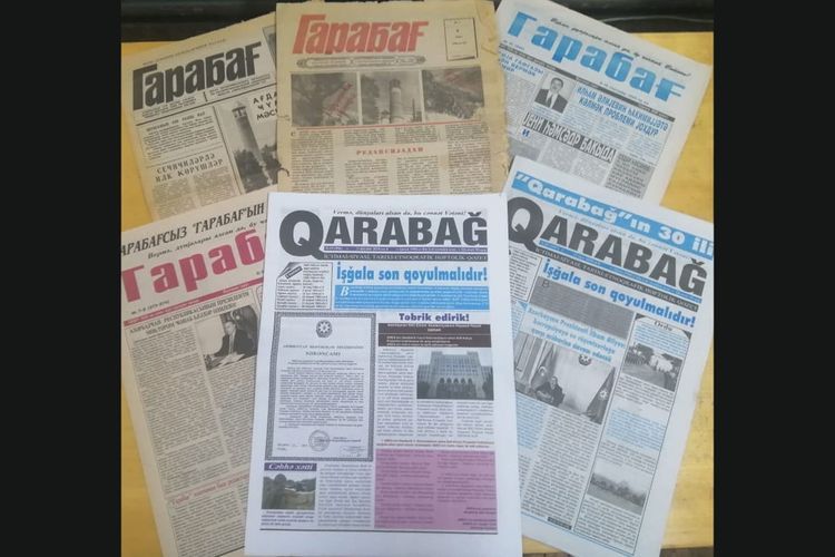 Газете «Qarabağ» исполняется 30 лет
