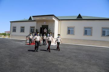 Müdafiə Nazirliyinin növbəti hərbi hissələrindən birinin açılışı olub